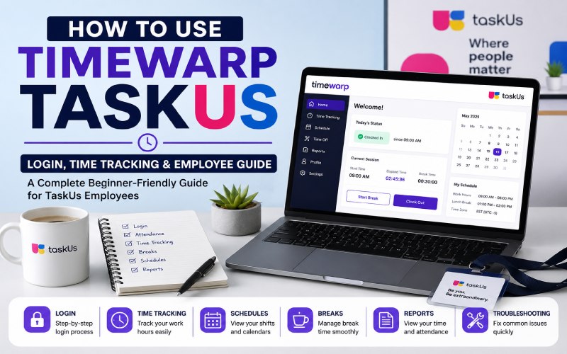 How to Use Timewarp TaskUs: A Complete Beginner's Guide to Logging In, Tracking Time, and Managing Your Workday