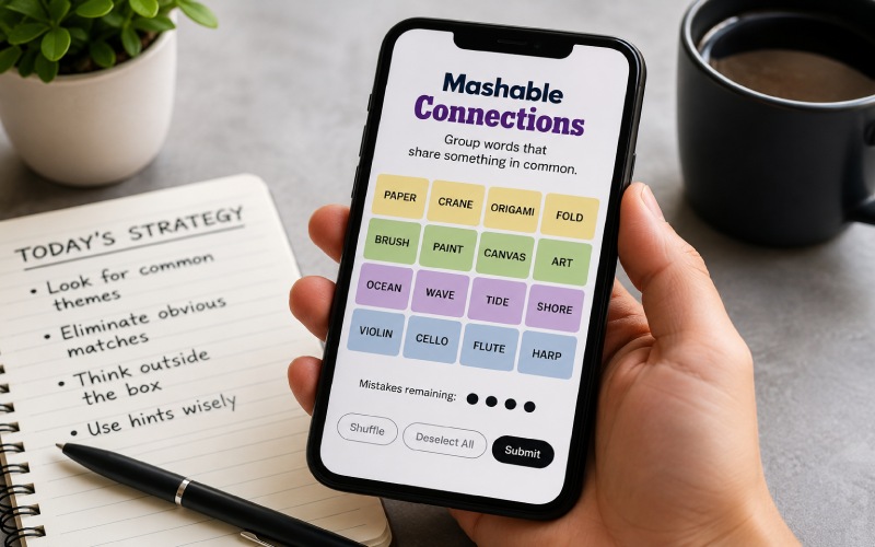 Mashable Connections Hint Today: Daily Clues, Strategies, and Tips to Solve the Puzzle